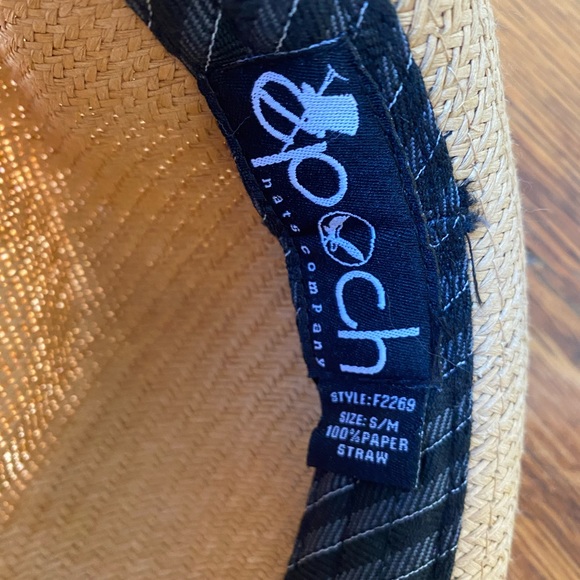 Epoch Summer Hat Fabric: 100% Paper Straw Men’s size S/M, Tan/ Beige - Picture 8 of 11